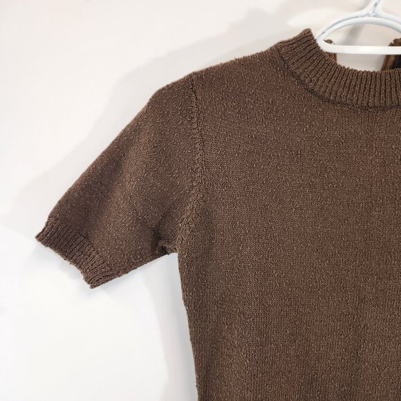 Vintage Taimaru Polyester Mod Dress XS Stretchy - Picture 4 of 11